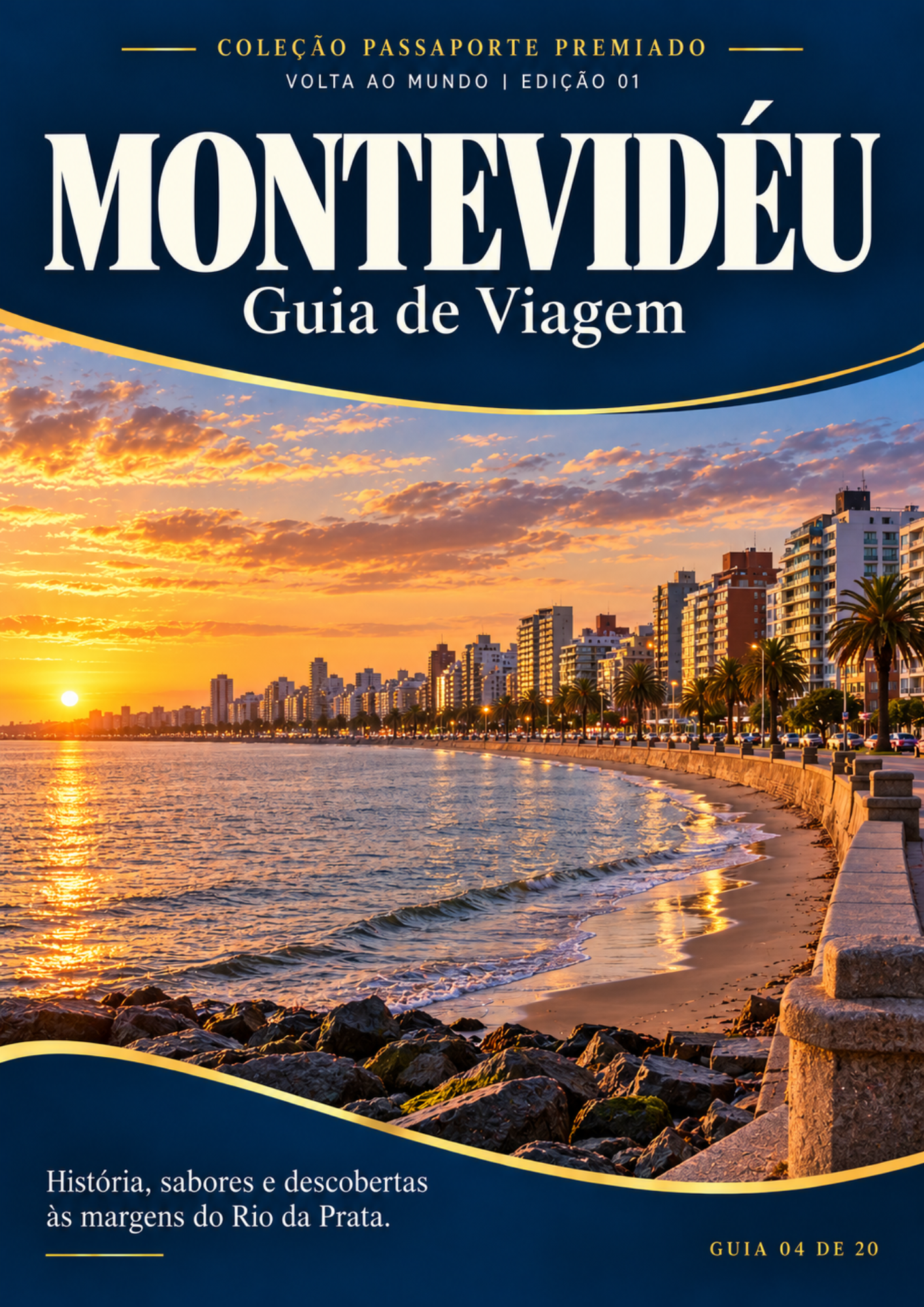 Capa do guia de viagem Montevidéu