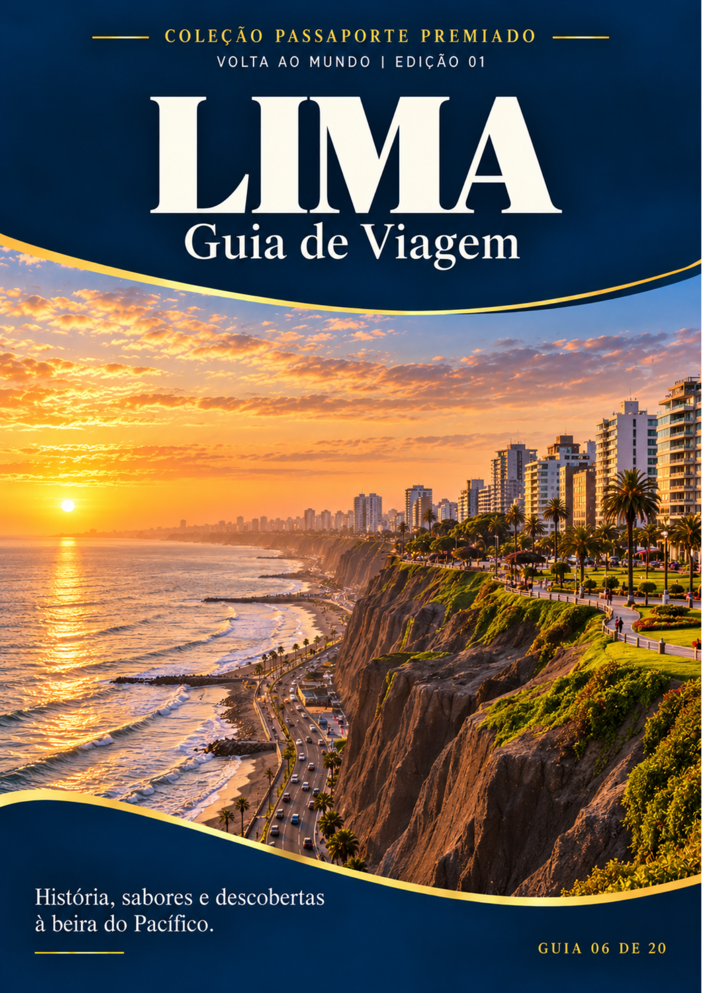 Capa do guia de viagem Lima