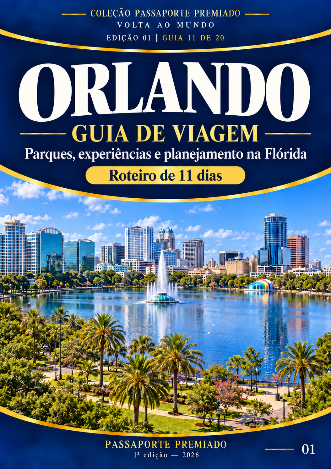 Capa do guia de viagem Orlando