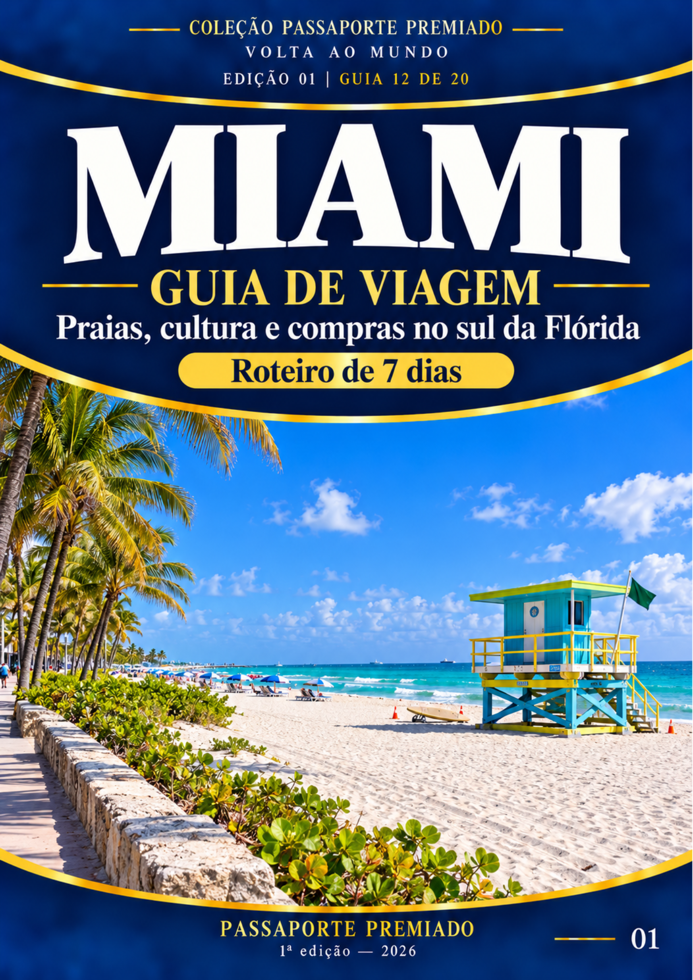 Capa do guia de viagem Miami