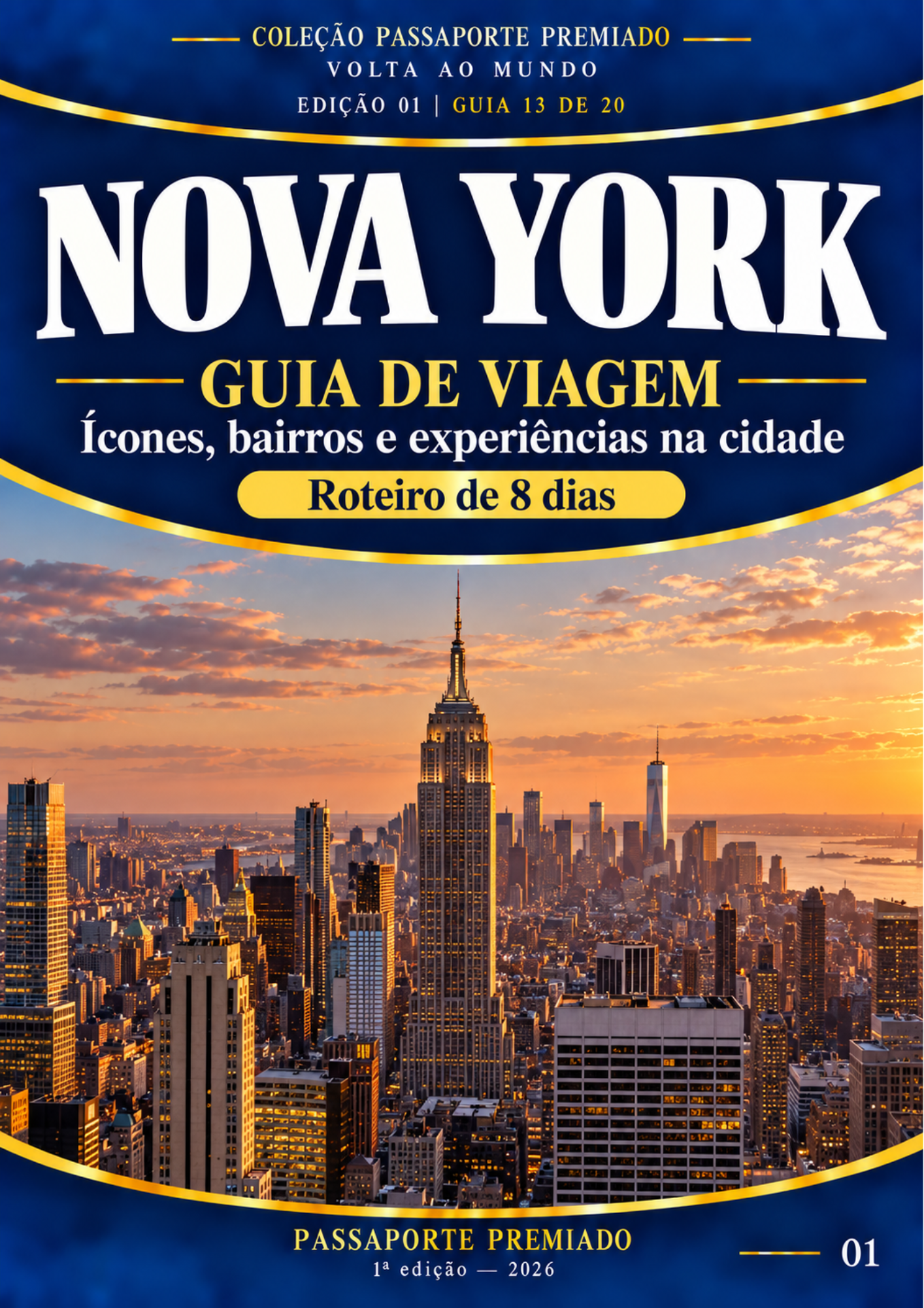Capa do guia de viagem Nova York
