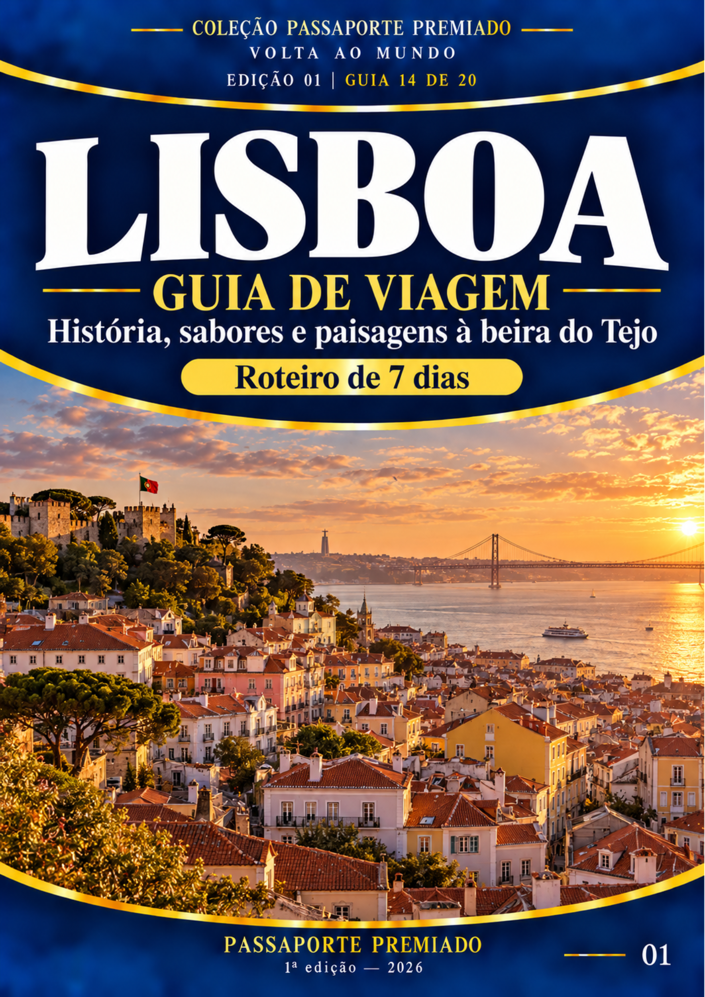 Capa do guia de viagem Lisboa