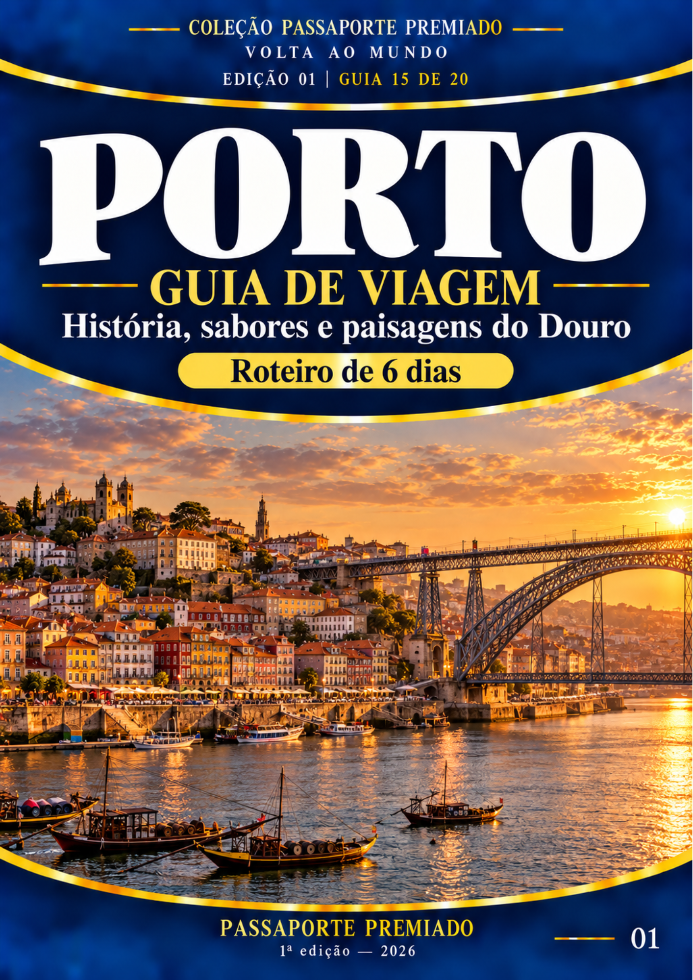 Capa do guia de viagem Porto