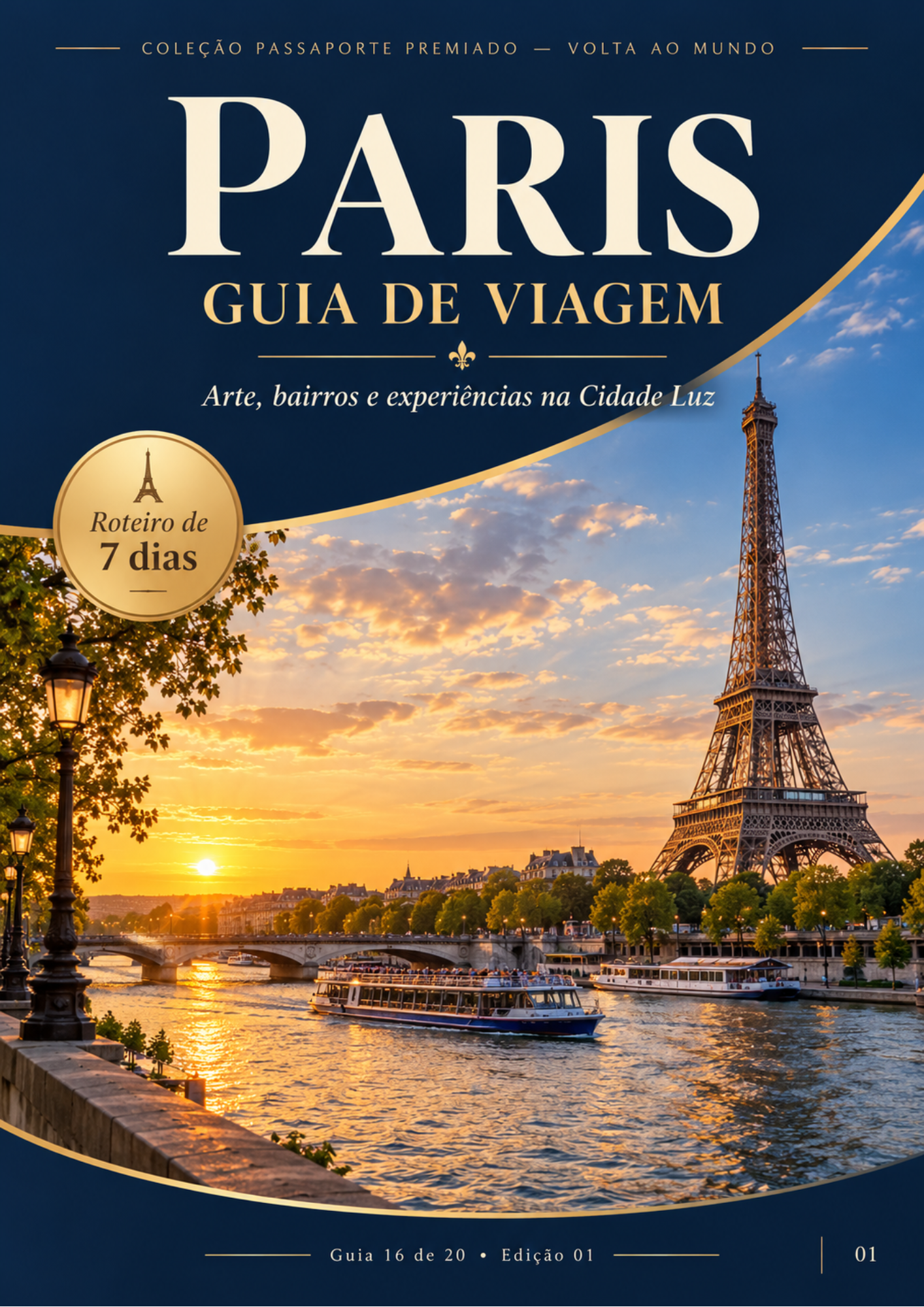 Capa do guia de viagem Paris