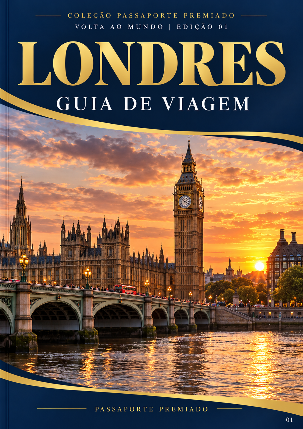 Capa do guia de viagem Londres