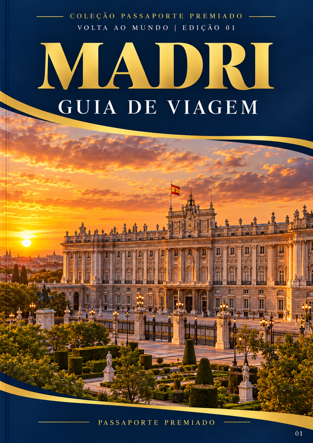 Capa do guia de viagem Madri